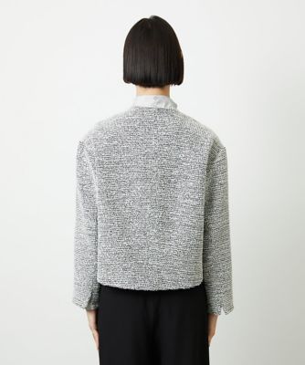 小さいサイズ］ファンシーツイードショートジャケット | MICHELKLEIN