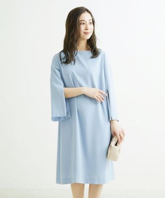 小さいサイズ］2WAYスリットスリーブワンピース | ファッション 