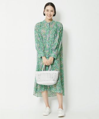 ガーゼシャツワンピース/ネイビー/知多木綿 | 人気の定番
