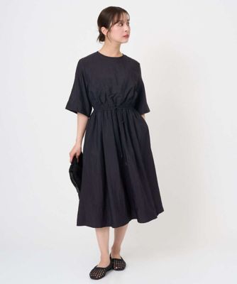 小さいサイズ］ナイロンクロス ギャザーワンピース | MICHELKLEIN