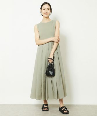 ［小さいサイズ］ニットドッキングワンピース（セットアップ対応）