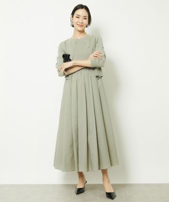 ［小さいサイズ］ニットドッキングワンピース（セットアップ対応）