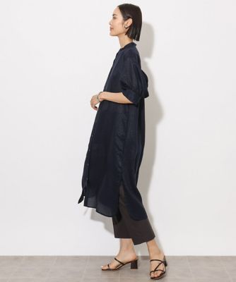 小さいサイズ］シアーシャツワンピース | MICHELKLEIN(Women