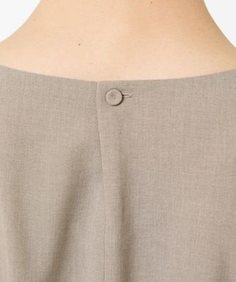 ［小さいサイズ］ドライタッチリネンライクワンピース