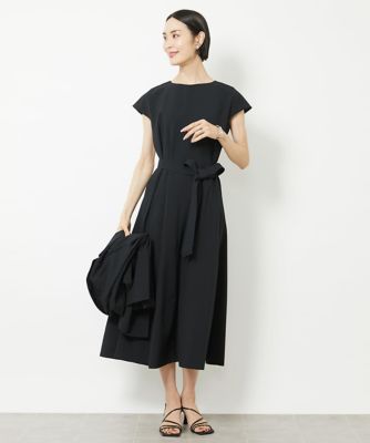 MICHELKLEIN(Women/小さいサイズ)/ミッシェルクラン ［小さいサイズ］ドライタッチリネンライクワンピース