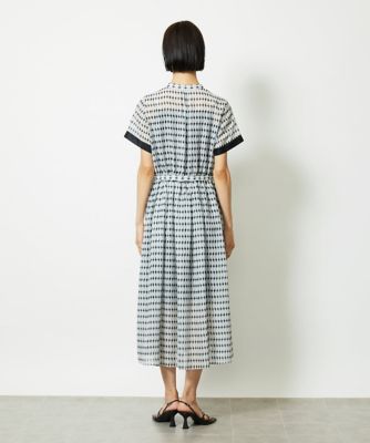 小さいサイズ］ジオメトリック柄ワンピース | MICHELKLEIN(Women