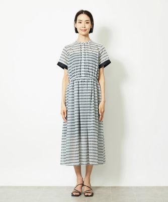 小さいサイズ］ジオメトリック柄ワンピース | MICHELKLEIN(Women