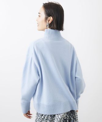小さいサイズ］ラムウールハイネックニット | MICHELKLEIN(Women