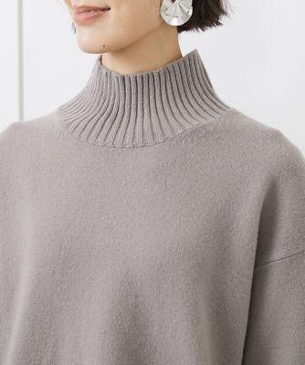 小さいサイズ］ラムウールハイネックニット | MICHELKLEIN(Women