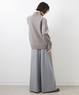 小さいサイズ］ラムウールハイネックニット | MICHELKLEIN(Women