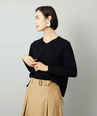 小さいサイズ］Vネックニット | MICHELKLEIN(Women/小さいサイズ