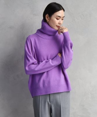 小さいサイズ］［定番人気］ハイネックニット | MICHELKLEIN(Women