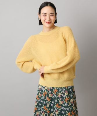 ＜MICHELKLEIN(Women/小さいサイズ)＞モヘヤローゲージニット