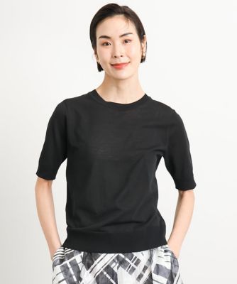 ［小さいサイズ］クルーネックニットプルオーバー（接触冷感／アンサンブル対応）