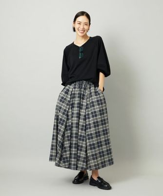 小さいサイズ］［セットアップ対応］ギャザースカート シアー