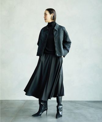 ミッシェルクラン（MICHEL ）/[小さいサイズ]サテンマーメードスカート 小さいサイズ］サテンマーメードスカート | MICHELKLEIN(Women/小さい