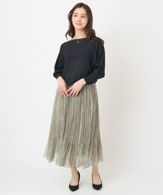 ［小さいサイズ］オーガンジープリーツシアースカート