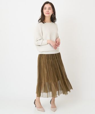 ［小さいサイズ］オーガンジープリーツシアースカート