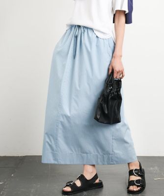 ［小さいサイズ］ストライプストレートスカート（セットアップ対応）