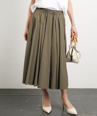 ミッシェルクラン（MICHEL ）/[小さいサイズ]スピンドルギャザースカート 無地(ドライタッチ/セットアップ対応) 小さいサイズ］スピンドルギャザースカート 無地（ドライタッチ