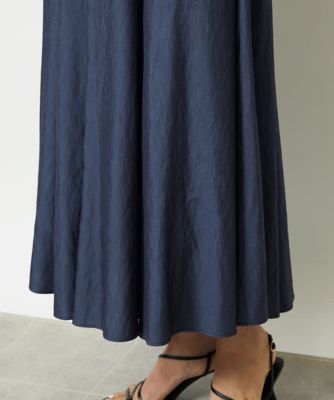 小さいサイズ］シャンブレーデニムフレアスカート | MICHELKLEIN(Women