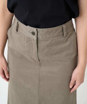 小さいサイズ］［セットアップ対応］チノAラインスカート