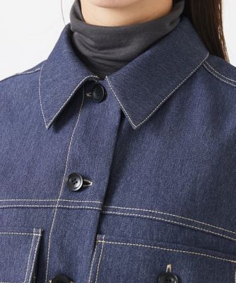 小さいサイズ］デニムライクブルゾン | MICHELKLEIN(Women/小さい