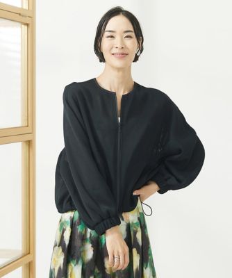 ＜MICHELKLEIN(Women/小さいサイズ)＞［小さいサイズ］シアーメッシュダンボールブルゾン