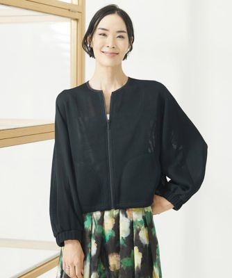 ［小さいサイズ］シアーメッシュダンボールブルゾン