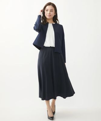 ［小さいサイズ］トリコットカノコノーカラージャケット（背抜き／セットアップ対応）