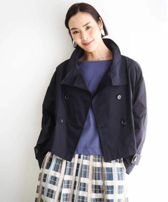 ＜MICHELKLEIN(Women/小さいサイズ)＞［小さいサイズ］スタンドカラーショートブルゾン