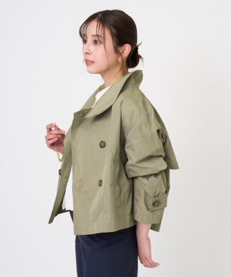 小さいサイズ］スタンドカラーショートブルゾン | MICHELKLEIN(Women