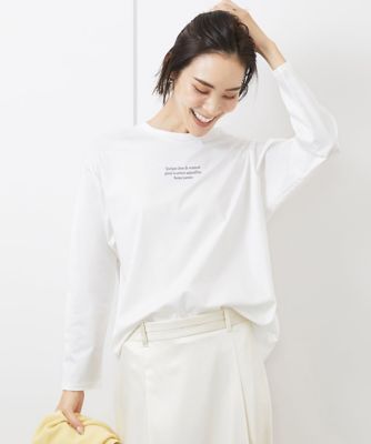 ［小さいサイズ］ロングスリーブロゴＴシャツ