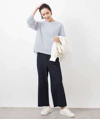 ミッシェルクラン（MICHEL ）/[小さいサイズ]ワンポイント刺繍ロングスリーブカットソー 小さいサイズ］ワンポイント刺繍ロングスリーブカットソー