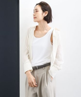 ＜MICHELKLEIN(Women/小さいサイズ)＞［小さいサイズ］［遮熱効果素材］タンクトップ