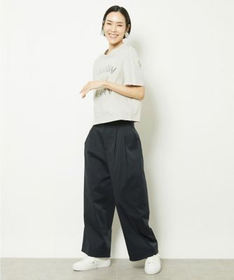［小さいサイズ］リバースサイドプリントロゴＴシャツ