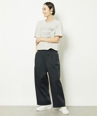 ［小さいサイズ］リバースサイドプリントロゴＴシャツ