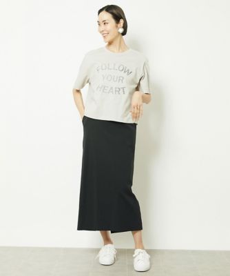 ［小さいサイズ］リバースサイドプリントロゴＴシャツ