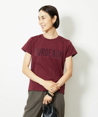 ＜MICHELKLEIN(Women/小さいサイズ)＞［小さいサイズ］フロッキーロゴＴシャツ
