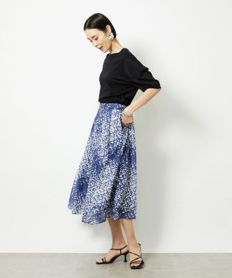 小さいサイズ］袖タックカットソー（接触冷感） | MICHELKLEIN(Women