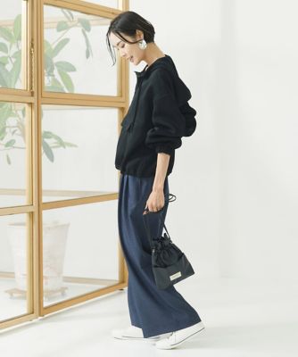 小さいサイズ］デニムライクワイドパンツ | MICHELKLEIN(Women/小さい