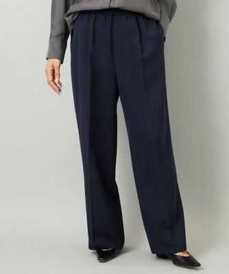 MICHELKLEIN(Women/小さいサイズ)/ミッシェルクラン [小さいサイズ]コージーワイドパンツ 57ネイビー パンツ・ズボン【三越伊勢丹/公式】