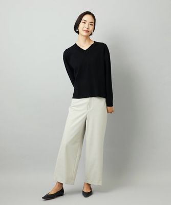 MICHEL KLEIN / ミッシェルクラン [定番人気]ストレッチ裏起毛ワイド