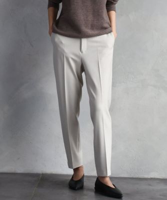 ＜MICHELKLEIN(Women/小さいサイズ)＞［小さいサイズ］［定番人気／新色追加］裏起毛ワイドクロップドパンツ（機能素材）