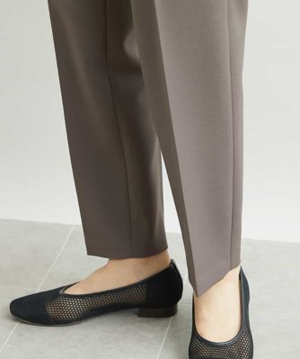 ［小さいサイズ］ストレッチテーパードパンツ（裏地なし）