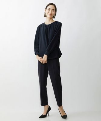 ［小さいサイズ］ストレッチツイルテーパードパンツ／セットアップ対応
