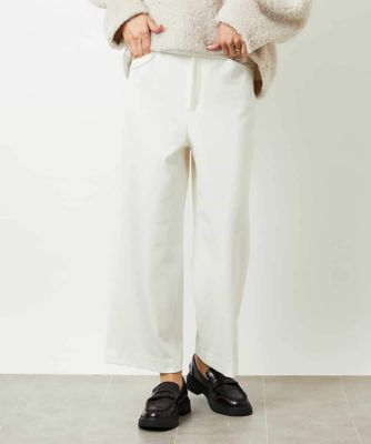 ミッシェルクラン（MICHEL ）/[小さいサイズ][定番人気]ストレッチ裏起毛ワイドパンツ 小さいサイズ］［定番人気］ストレッチ裏起毛ワイドパンツ