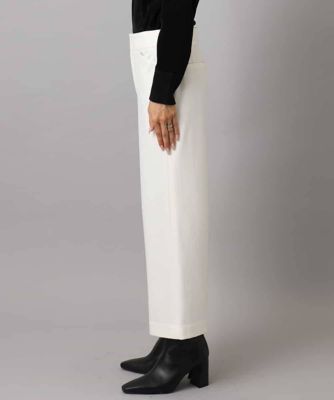 小さいサイズ］［定番人気］ストレッチ裏起毛ワイドパンツ