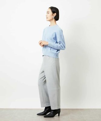 小さいサイズ］［定番人気］ストレッチ裏起毛ワイドパンツ