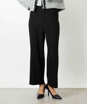 【NEW】ミッシェルクラン（MICHEL ）/[小さいサイズ]［定番人気］ストレッチ裏起毛ワイドパンツ 小さいサイズ］［定番人気］ストレッチ裏起毛ワイドパンツ